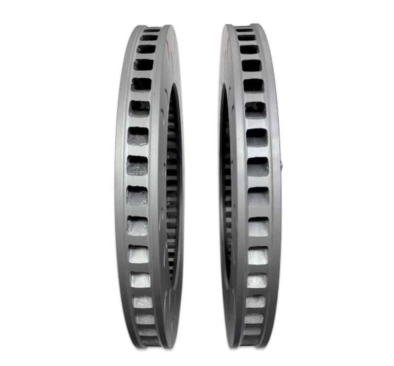 034Motorsport 2-Piece 356x32mm Floating Rear Brake Rotor Upgrade Kit - Audi R8 Gen 1/1.5