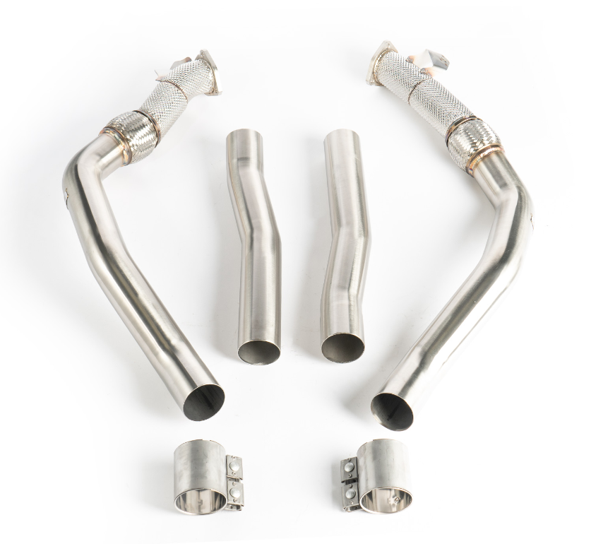CTS Turbo Mid Pipes/Resonator Delete - C8 RS6/RS7