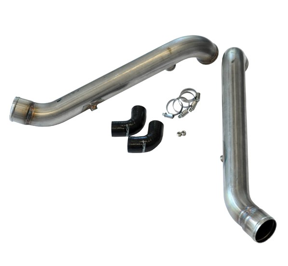 034Motorsport Bipipe Set Stainless Steel w/ WMI Bungs - B5 S4 & C5 A6/Allroad 2.7T