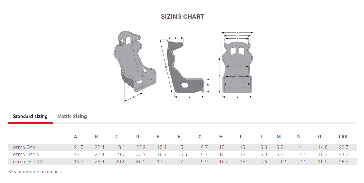 MOMO Lesmo One Seats