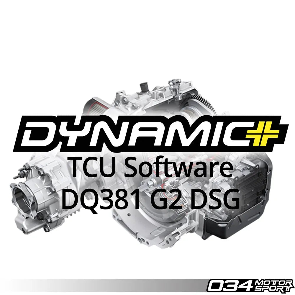 034Motorsport Dynamic+ TCU Software Upgrade For DQ381 G2 DSG Transmission - MK8/MK8.5 Golf R/8Y S3