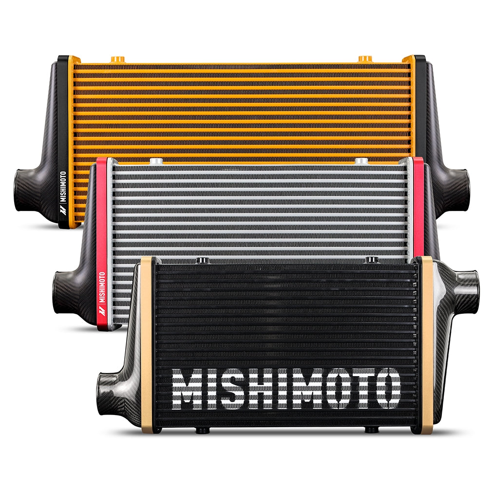Mishimoto 450mm Black Core Carbon Fiber Intercooler - Universal Fit