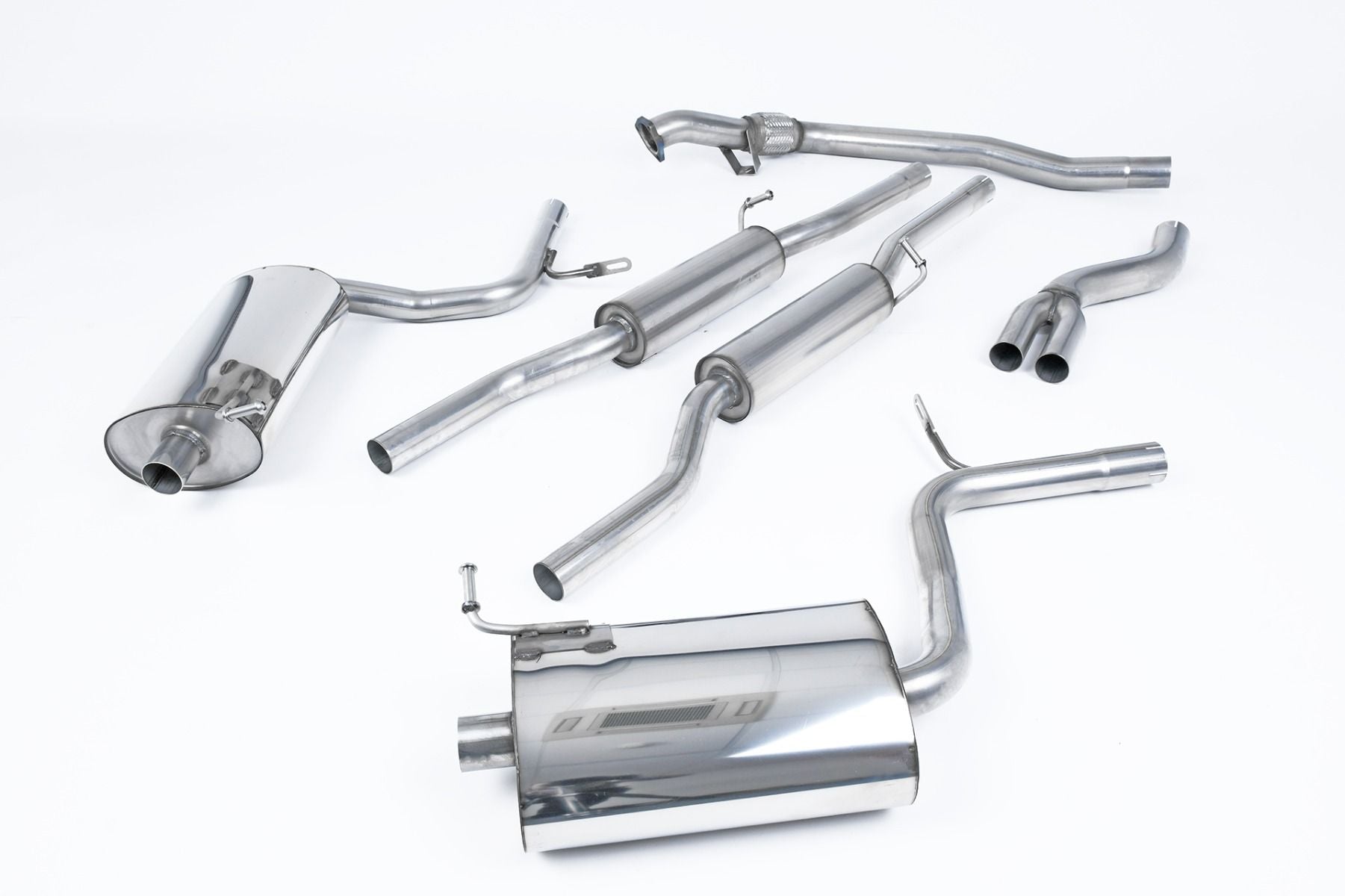 Milltek Catback Exhaust - Audi B6 A4 Saloon/Avant Quattro 1.8T