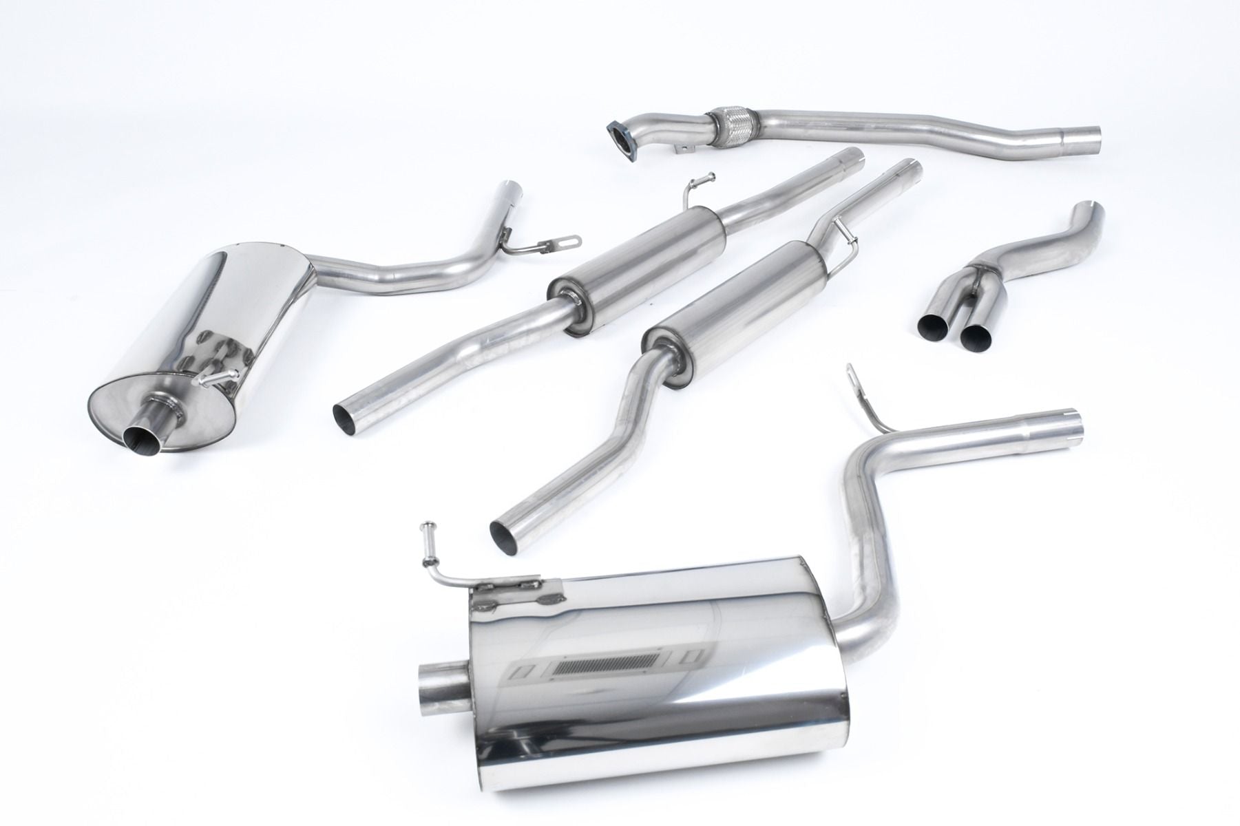 Milltek Catback Exhaust - Audi B7 A4 2.0T Quattro and DTM (Manual Only)