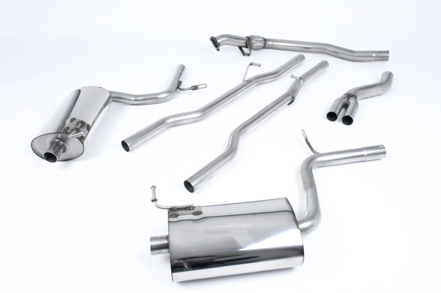 Milltek Catback Exhaust - Audi B6 A4 Saloon/Avant Quattro 1.8T