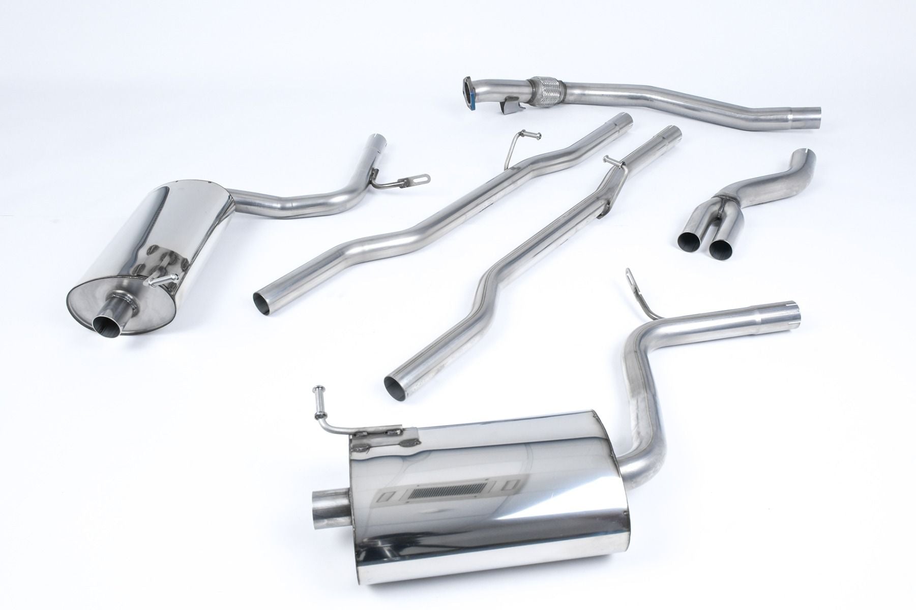 Milltek Catback Exhaust - Audi B7 A4 2.0T Quattro and DTM (Manual Only)