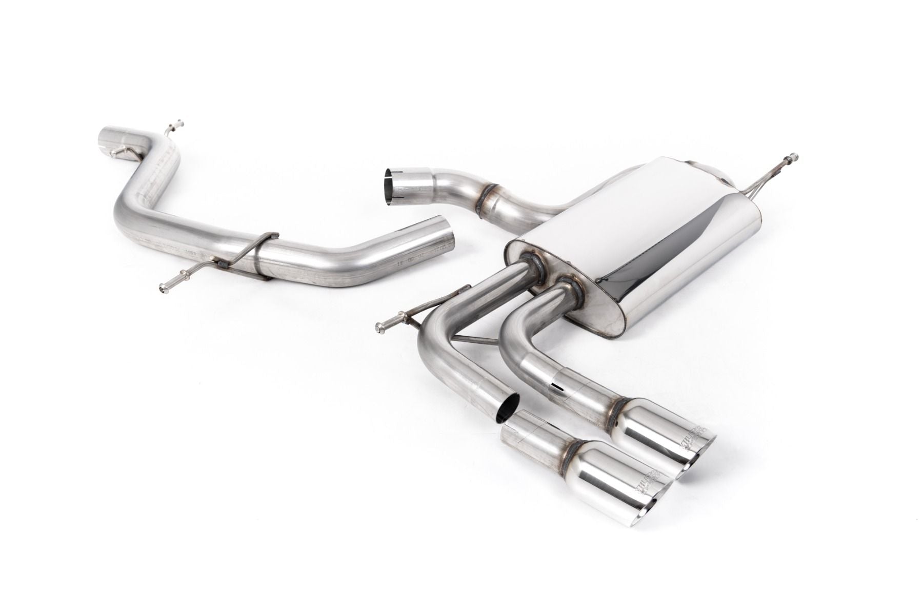 Milltek Catback Exhaust - Audi 8P A3 2.0T 5-Door Sportback 2WD