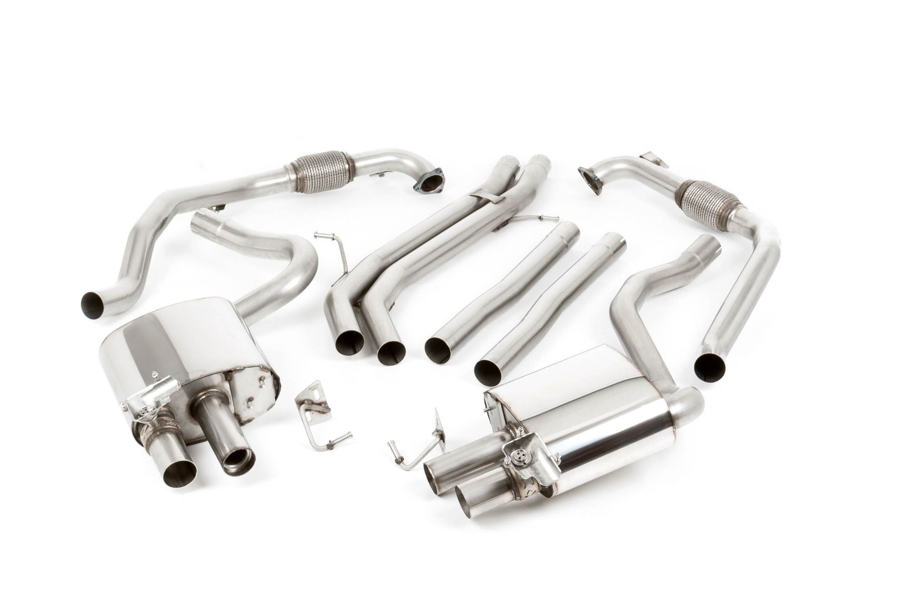 Milltek Catback Exhaust - Audi B9 S4 3.0T (Sport Diff Models)