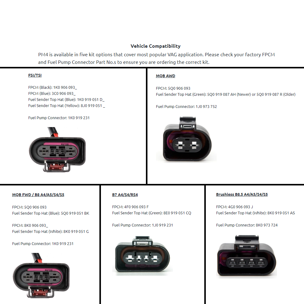 torqbyte PM4 Fuel Pump Controller VW · Audi