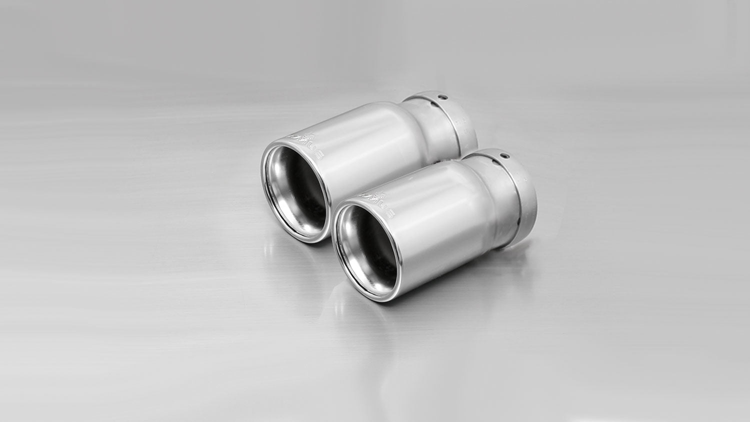 Remus 2014 BMW 3 Series F30/F31 76mm Rolled Edge Chrome Tail Pipe Set (Pair)