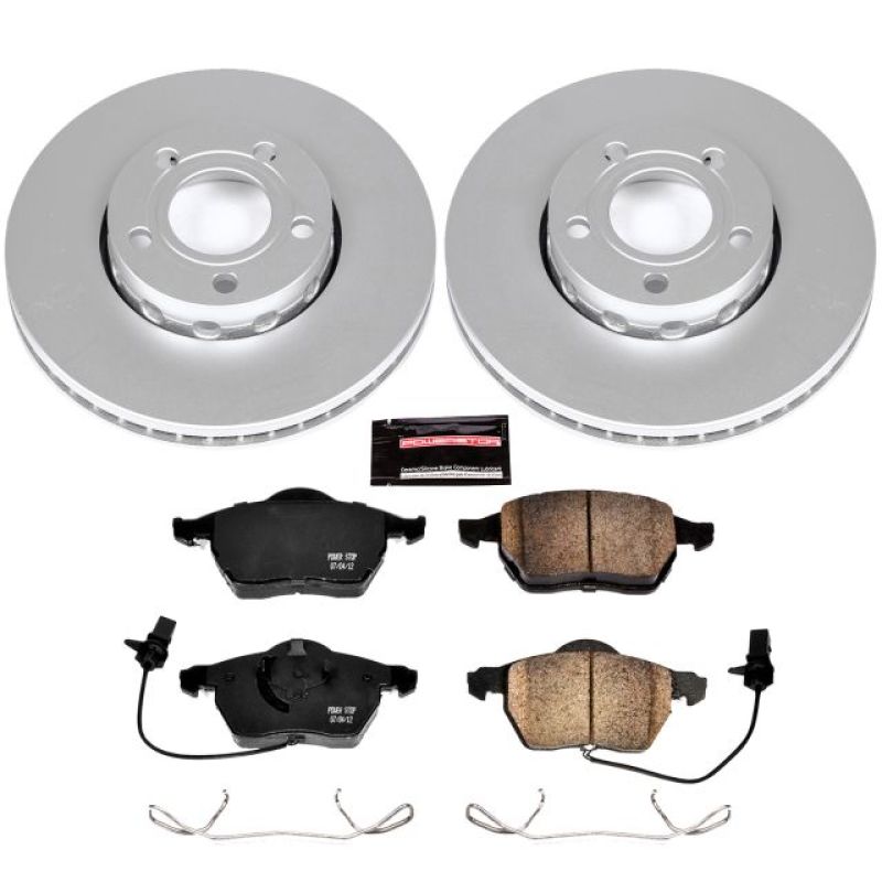 PowerStop 99-04 Audi A4 Front Z23 Evolution Sport Coated Brake Kit