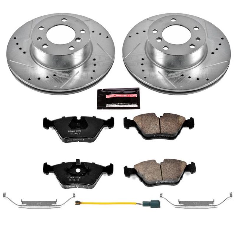 PowerStop 1989 BMW 525i Front Z23 Evolution Sport Brake Kit