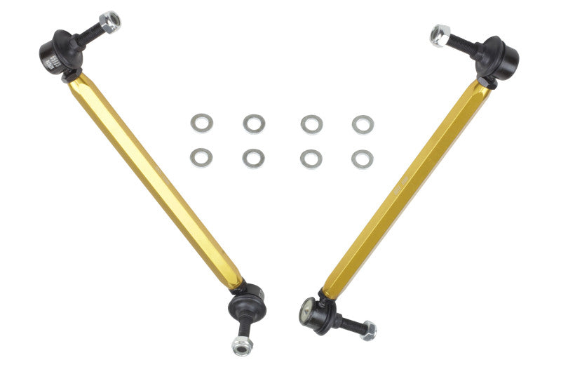 Whiteline 05+ BMW 1 Series/3/05-10/11 3 Series Front Swaybar - Link Assembly  H/Duty Adj Steel Bal