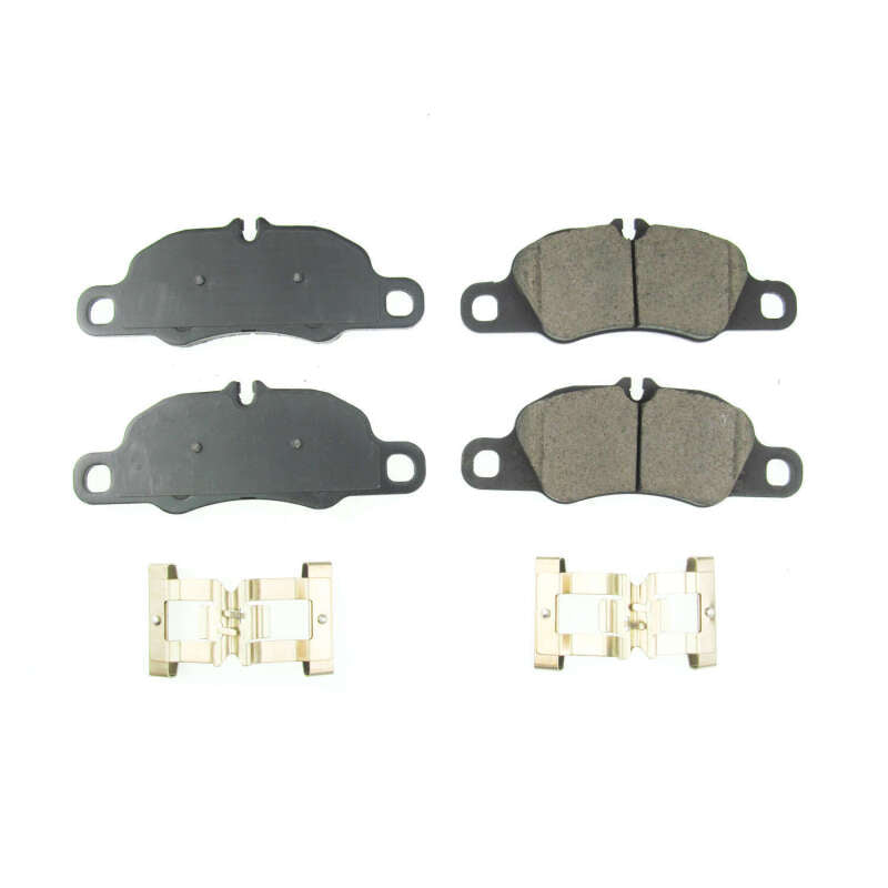 PowerStop 17-18 Porsche 718 Boxster Front Z17 Evolution Ceramic Brake Pads w/Hardware