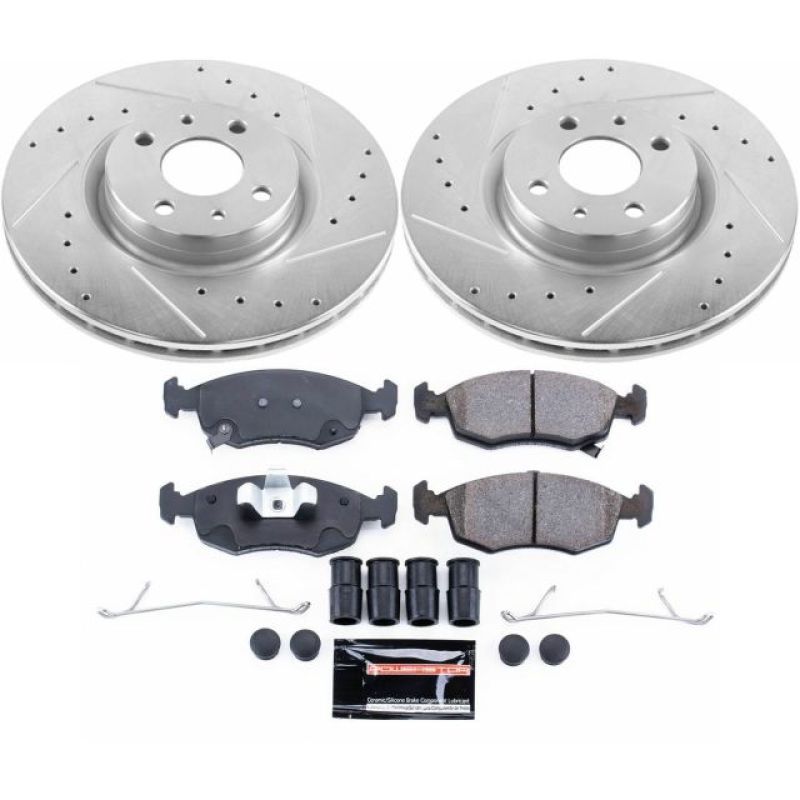 PowerStop 13-18 Fiat 500 Front Z23 Evolution Sport Brake Kit