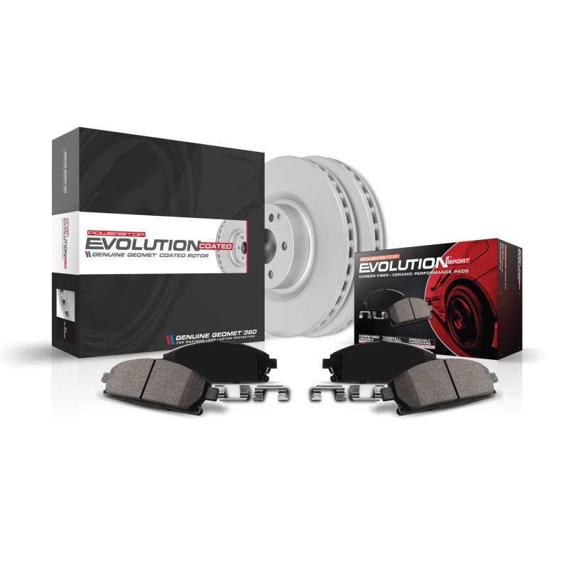 PowerStop 13-14 Audi A8 Quattro Rear Z23 Evolution Coated Brake Kit