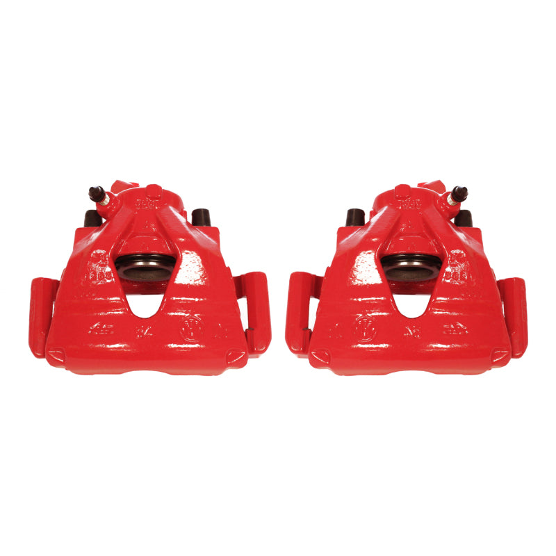 PowerStop 99-10 Volkswagen Beetle Front Red Calipers w/Brackets - Pair