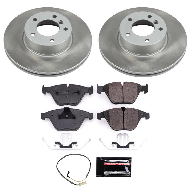 PowerStop 2008 BMW 328xi Front Semi-Coated Rotor Kit