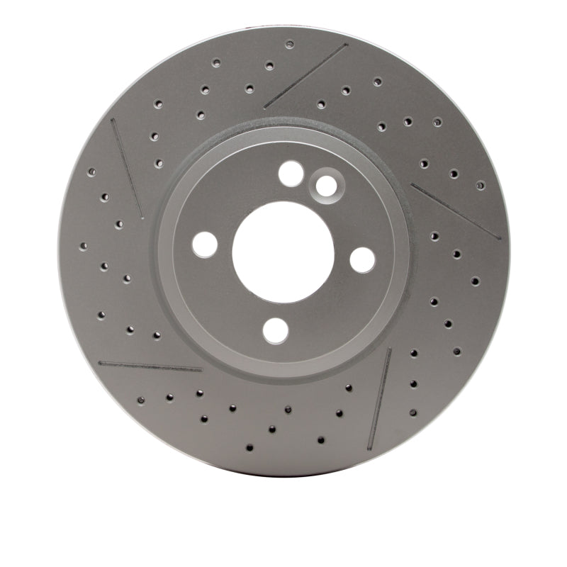 DFC 07-15 Mini Cooper (Excl Clubman) Front Drilled GeoSPEC Coated Rotor and Slotted