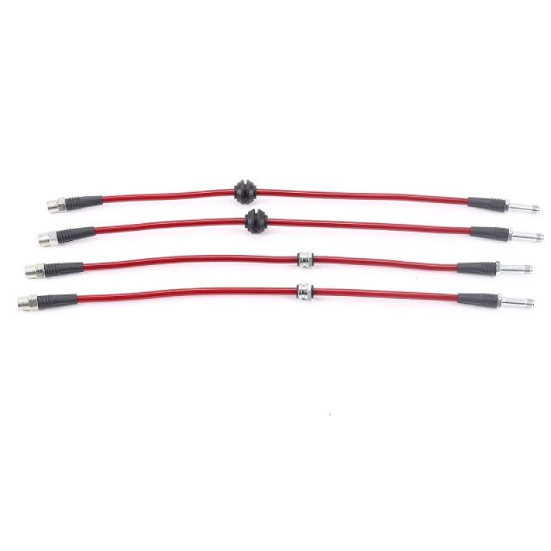 PowerStop 01-05 BMW 325xi Front & Rear SS Braided Brake Hose Kit
