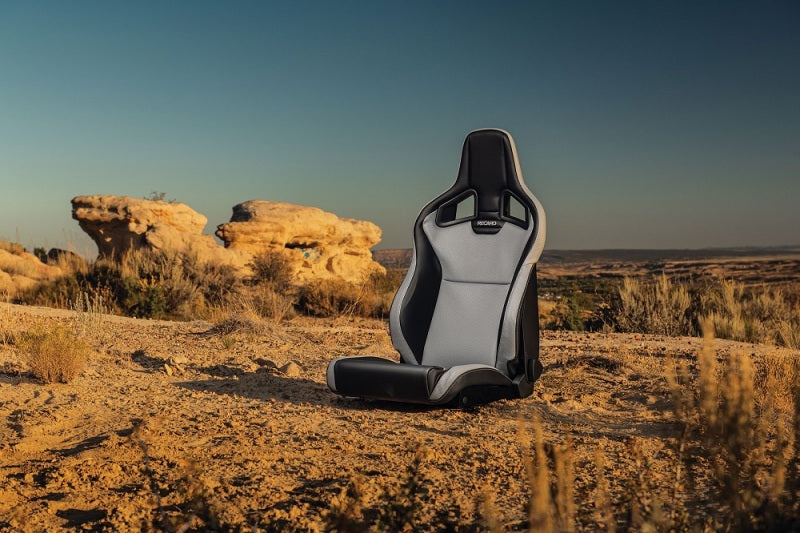 Recaro Cross Sportster ORV Passenger Seat - Black Naugahyde/Grey Vinyl