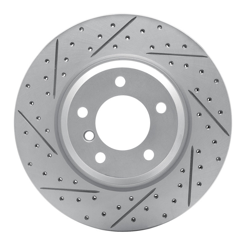 R1 Concepts 06-12 BMW X1 (USA/Canada) Front Left Drilled & Slotted Geo-Carbon Rotor