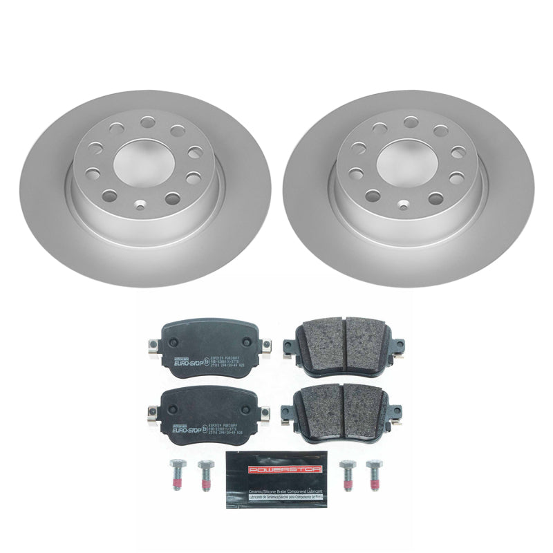 PowerStop 15-18 Volkswagen GTI Rear Euro-Stop Brake Kit