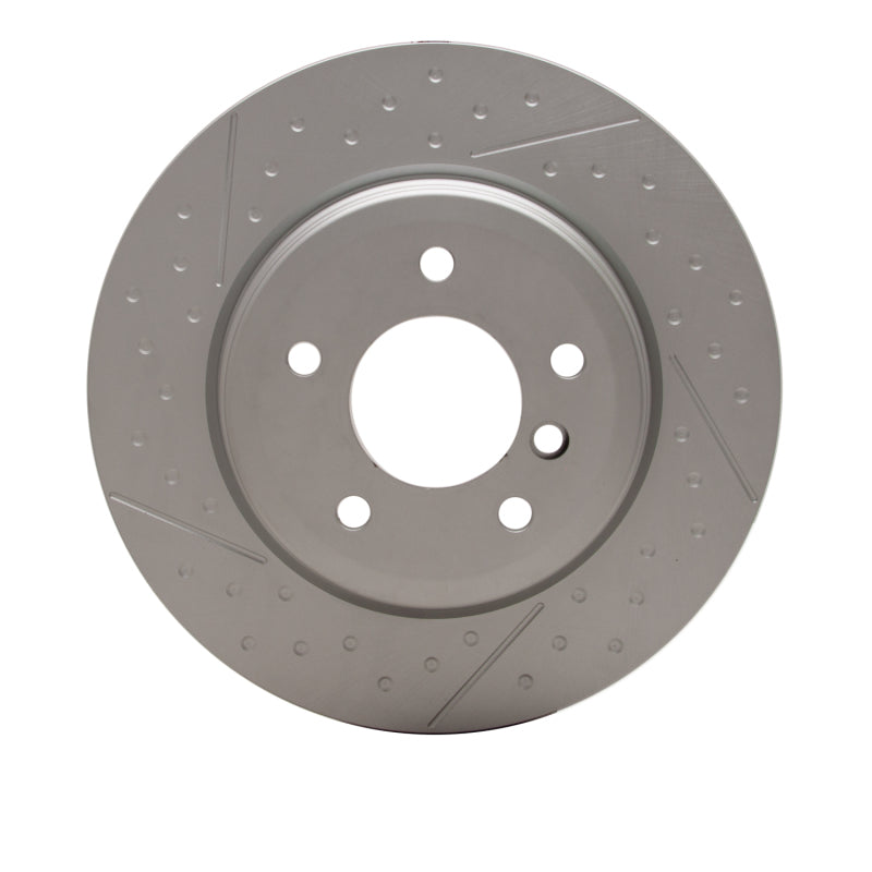 DFC 06-13 BMW 330i Rear GeoSPEC Coated Rotor - Dimpled and Slotted