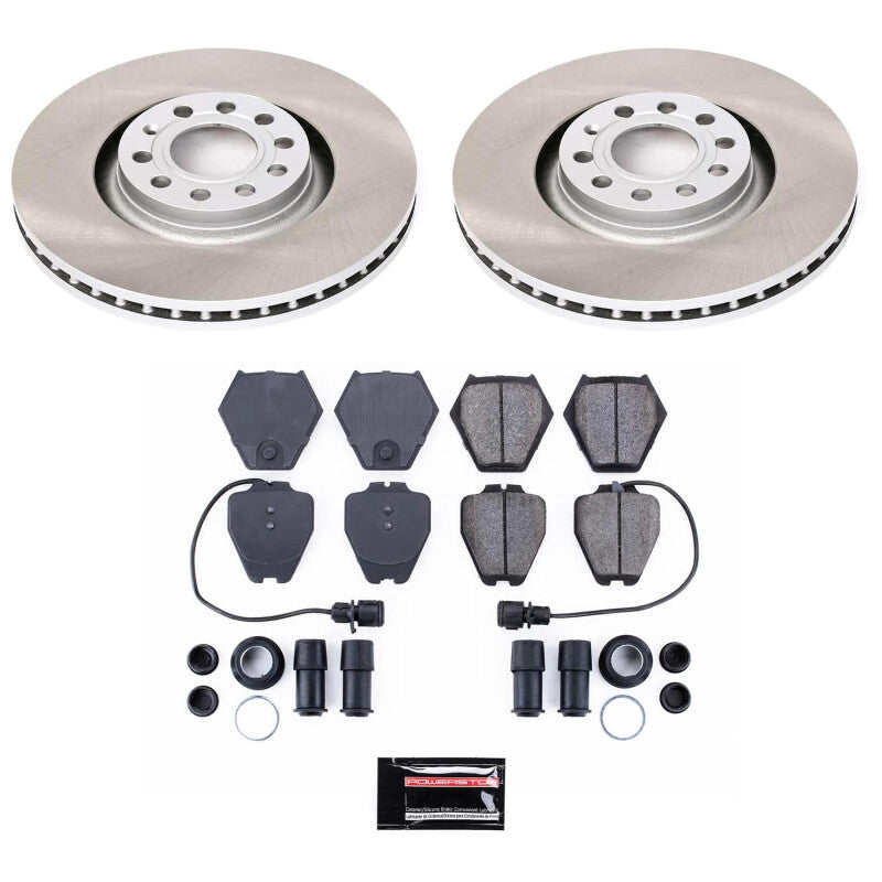 PowerStop 00-02 Audi S4 Front Semi-Coated Rotor Kit