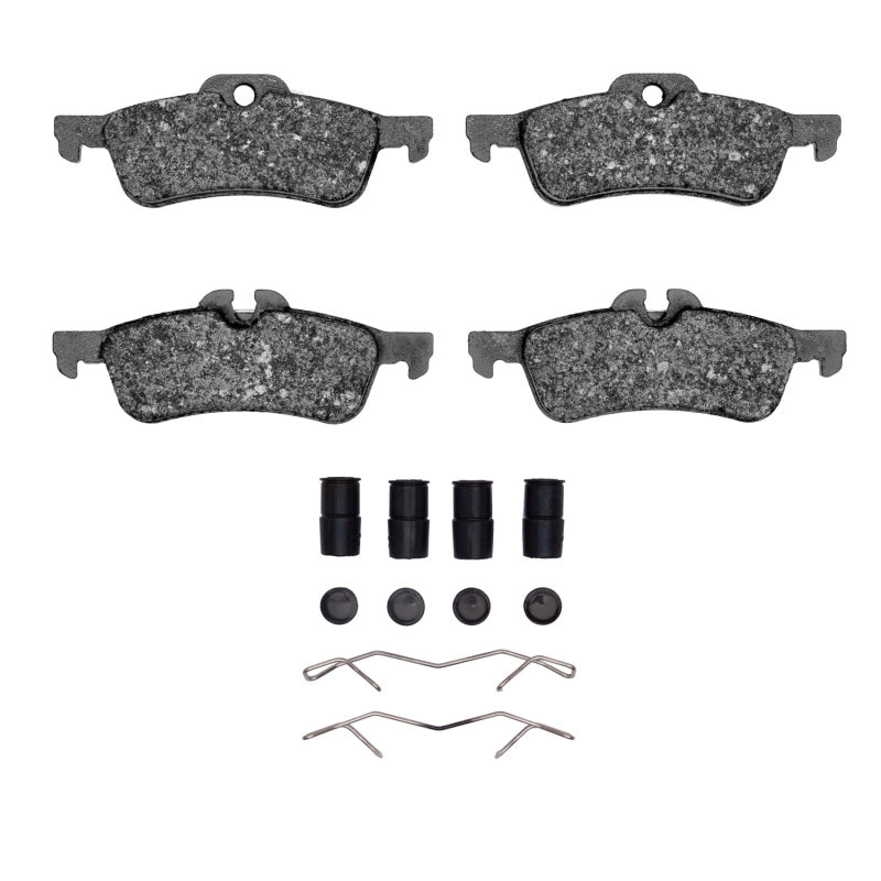 DFC 02-08 Mini Cooper (Excl Clubman) Rear 5000 Advanced Low Metallic Brake Pads and Hardware Kit