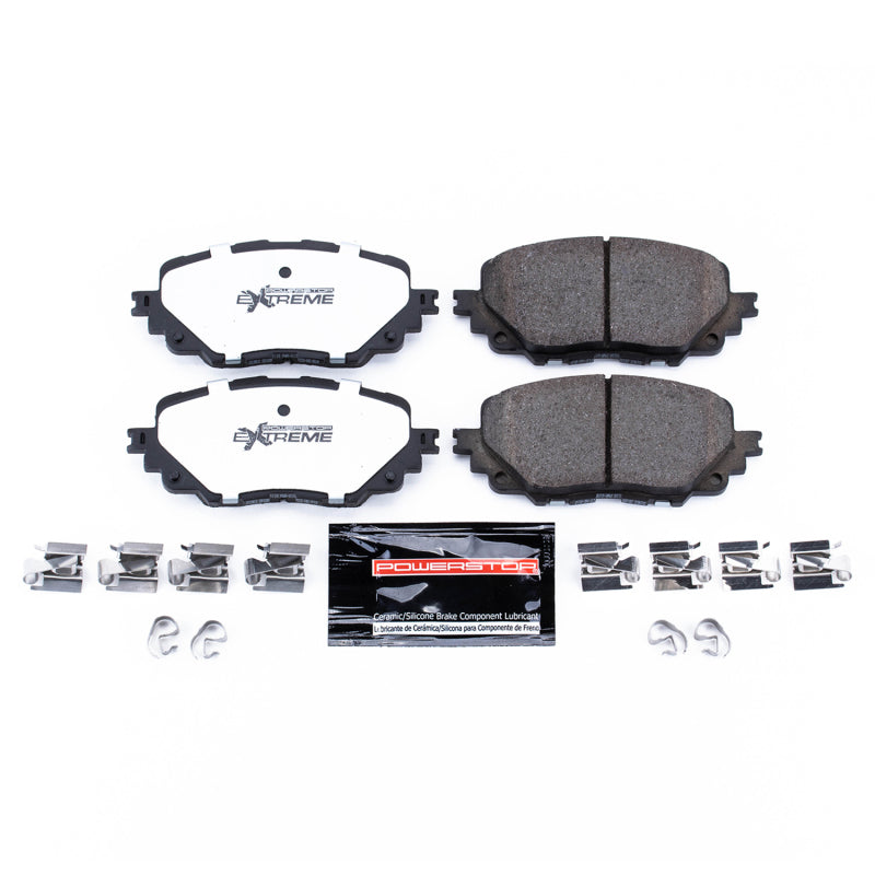 PowerStop 17-19 Fiat 124 Spider Front Z26 Extreme Street Brake Pads w/Hardware