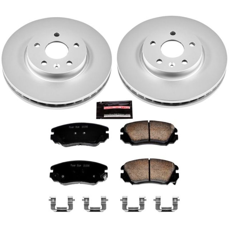 PowerStop 2010 Buick Allure Front Z17 Evolution Geomet Coated Brake Kit