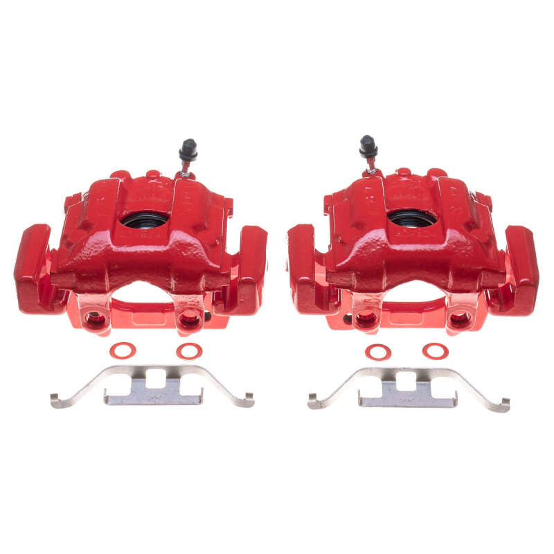 PowerStop 1995 BMW 740i Rear Red Calipers - Pair