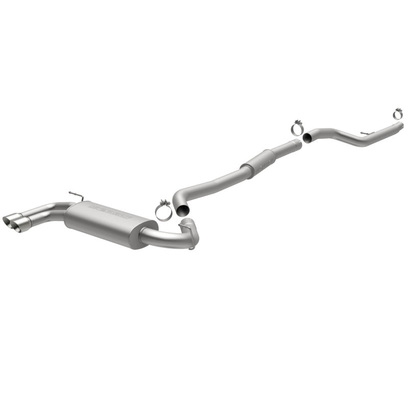 Magnaflow 12 BMW 328i L4 2.0L T/C Dual Straight D/S Rear Exit Stainless Cat Back Performance Exhaust