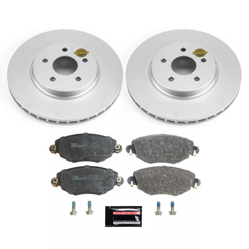 PowerStop 02-08 Jaguar X-Type Front Euro-Stop Brake Kit