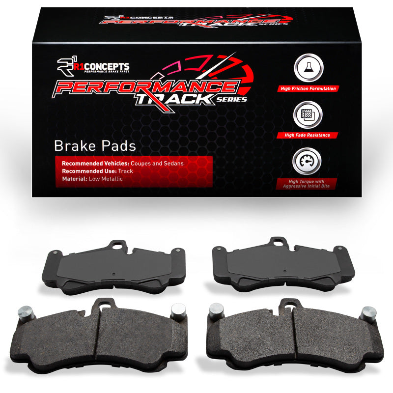R1 Concepts 06-12 Porsche Cayman Front/Rear Track/Street Brake Pads