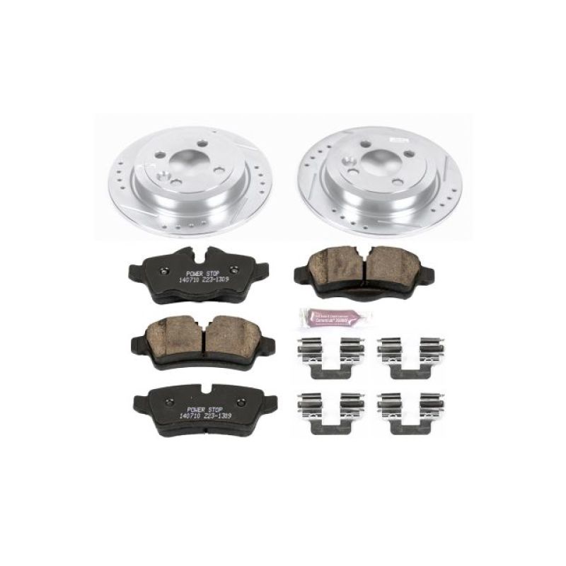 PowerStop 11-16 Mini Cooper Rear Z23 Evolution Sport Brake Kit