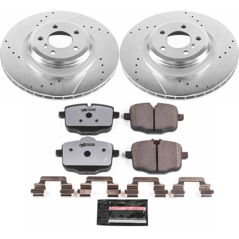 PowerStop 10-15 BMW 550i GT Rear Z26 Street Warrior Brake Kit