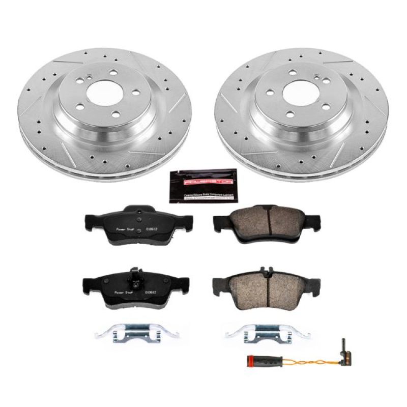 PowerStop 09-14 Mercedes-Benz CL550 Rear Z23 Evolution Sport Brake Kit