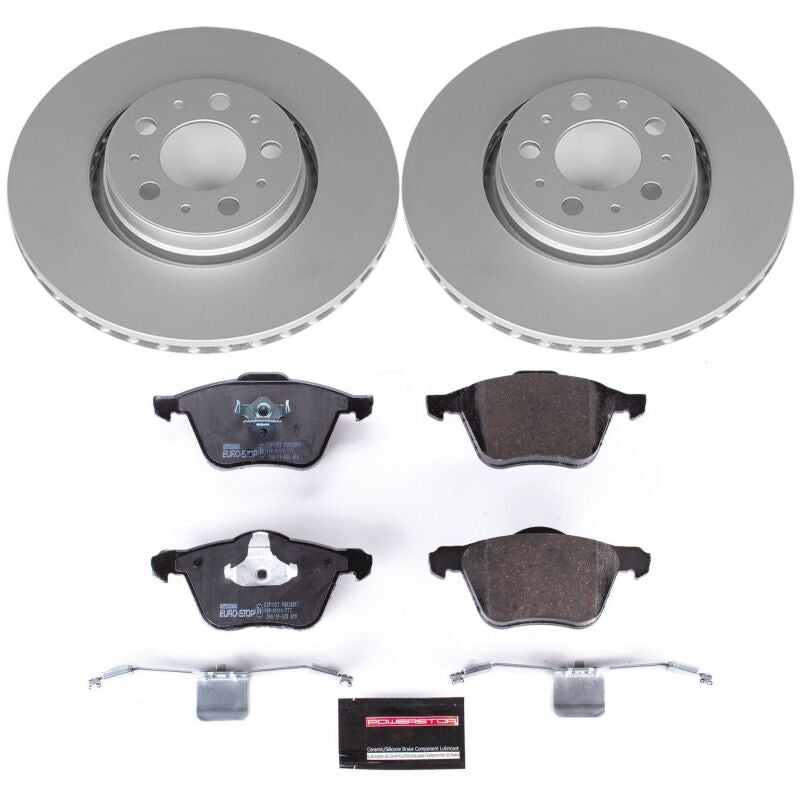 PowerStop 08-09 Volvo S60 Front Euro-Stop Brake Kit