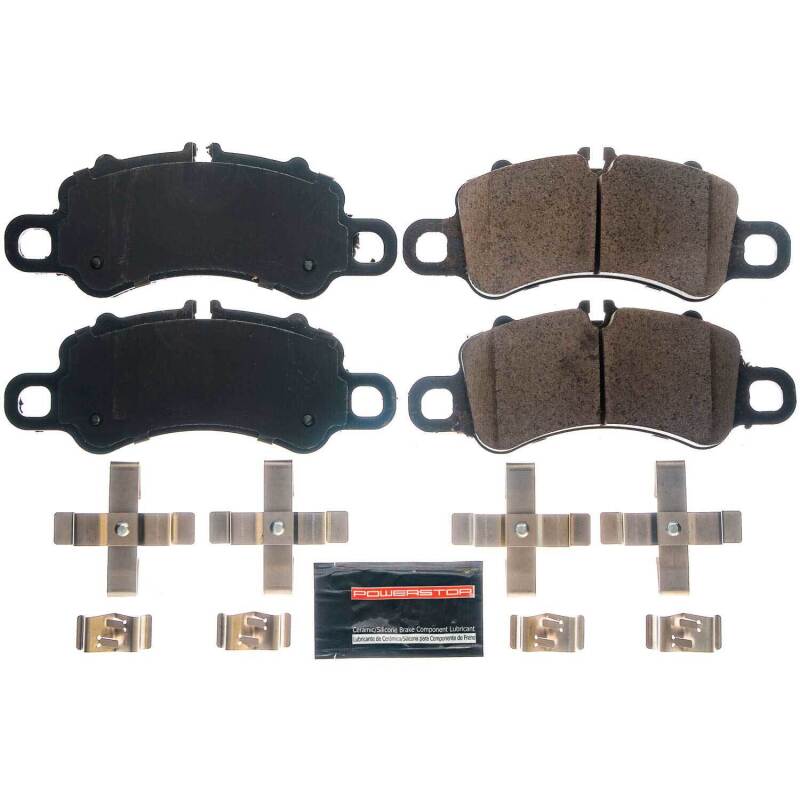PowerStop 17-18 Porsche 718 Boxster Front Z23 Evolution Sport Brake Pads w/Hardware