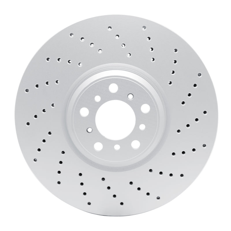 DFC 15-19 BMW X5 Right Front Drilled Hi-Carbon Alloy Geomet Coated Rotor