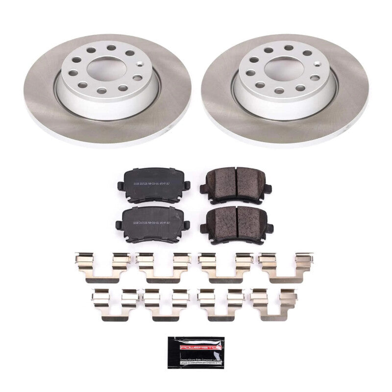 PowerStop 2011 Volkswagen Tiguan Rear Semi-Coated Rotor Kit
