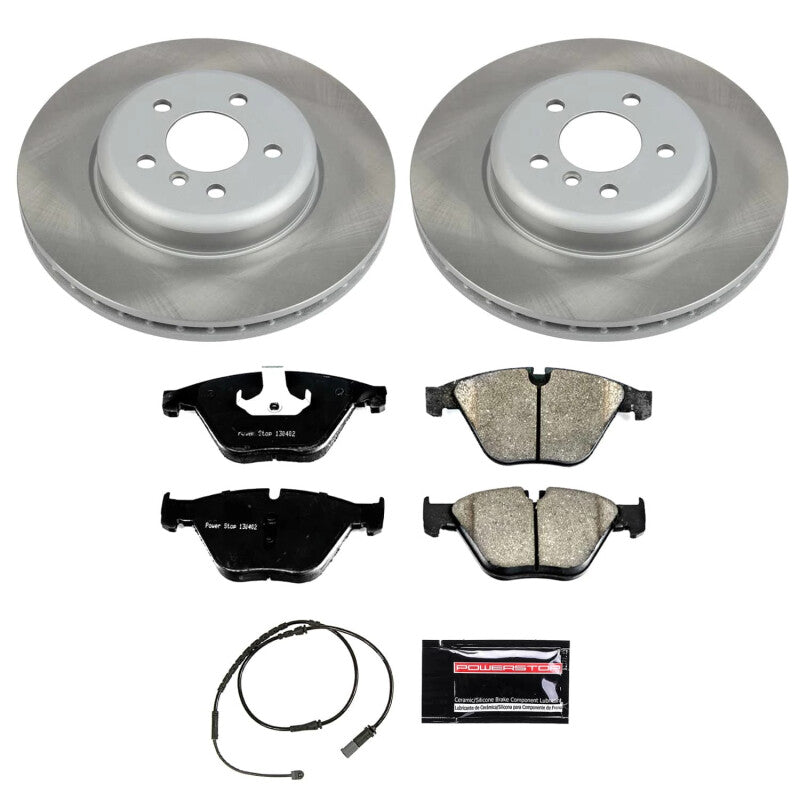 PowerStop 12-16 BMW ActiveHybrid 5 Front Semi-Coated Rotor Kit
