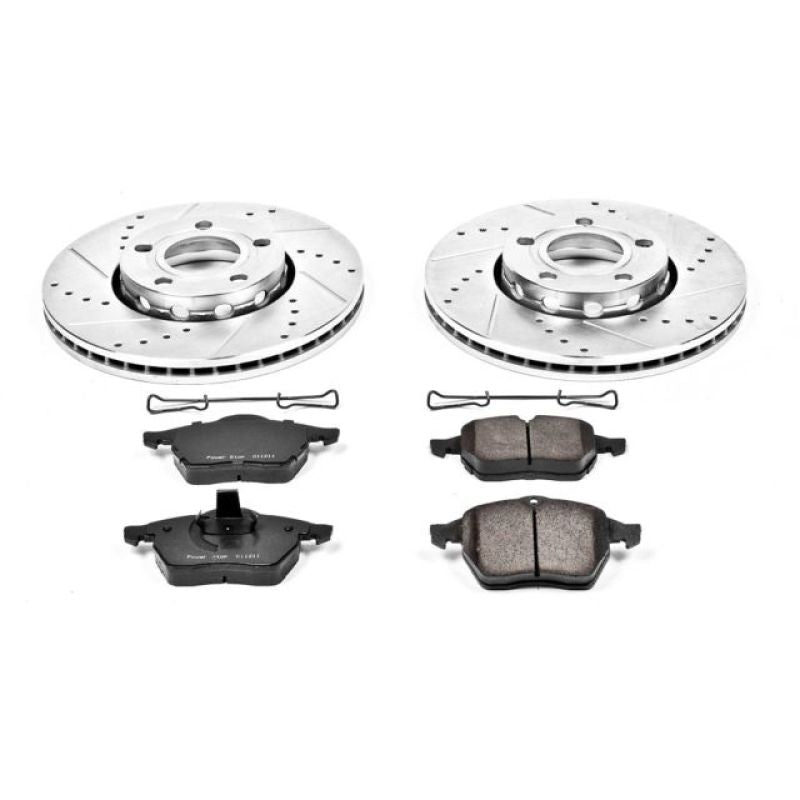 PowerStop 96-98 Audi A4 Front Z23 Evolution Sport Brake Kit
