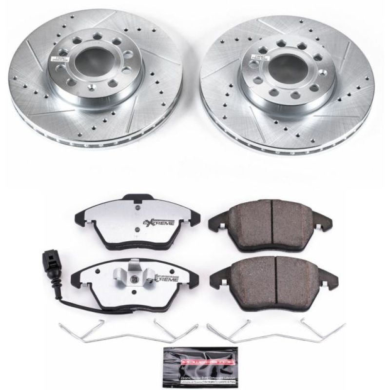 PowerStop 10-12 Audi A3 Front Z26 Street Warrior Brake Kit