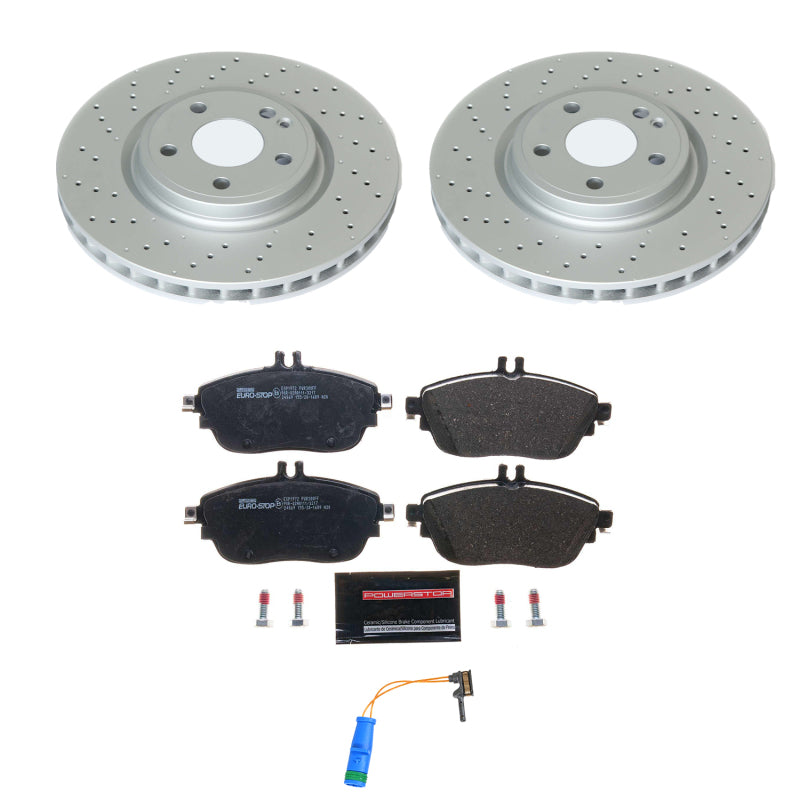PowerStop 17-19 Infiniti QX30 Front Euro-Stop Brake Kit