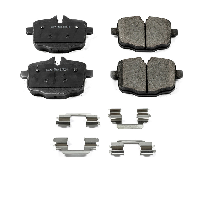 PowerStop 2017 BMW 530i Rear Z17 Evolution Ceramic Brake Pads w/Hardware