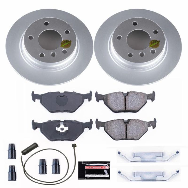 PowerStop 92-98 BMW 318i Rear Z23 Evolution Sport Coated Brake Kit