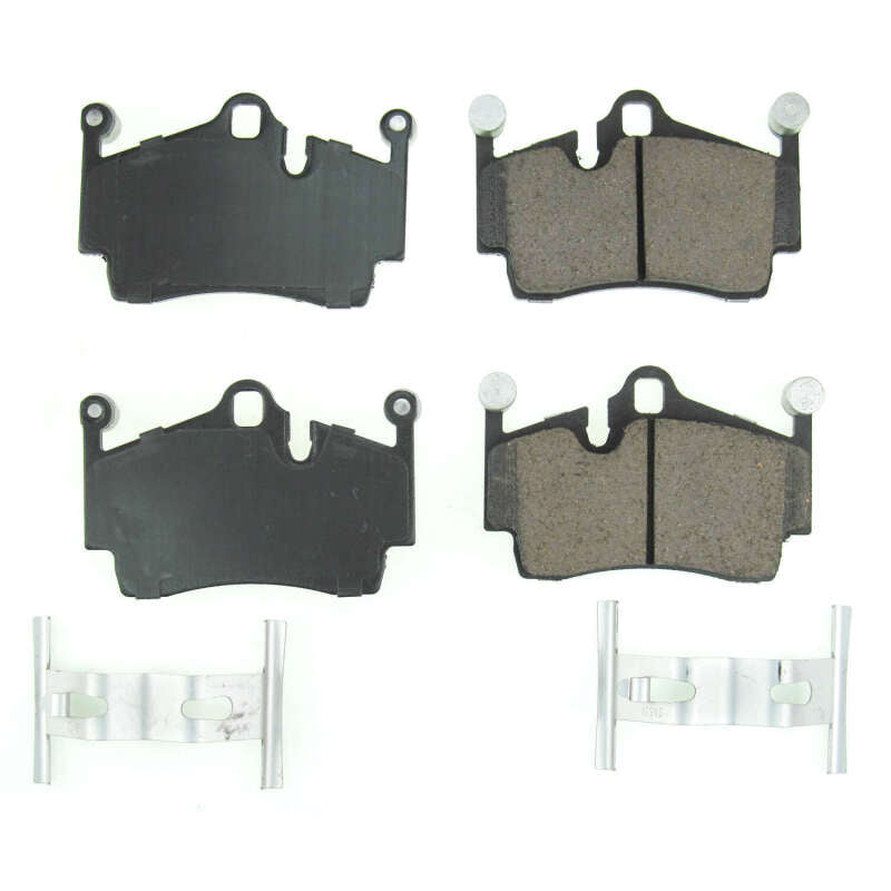 PowerStop 17-18 Porsche 718 Boxster Rear Z17 Evolution Ceramic Brake Pads w/Hardware